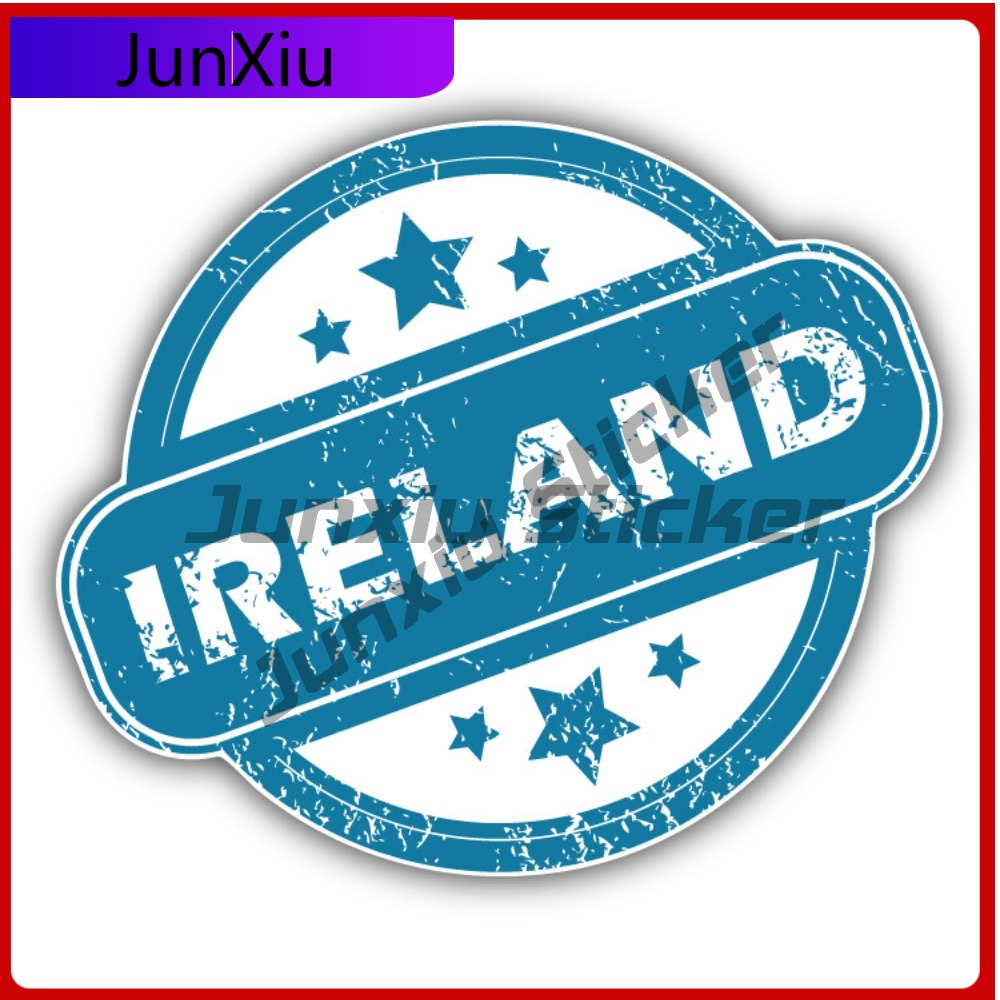 Car Accessories Ireland - Ireland Creative Sticker Stamp Car Decal