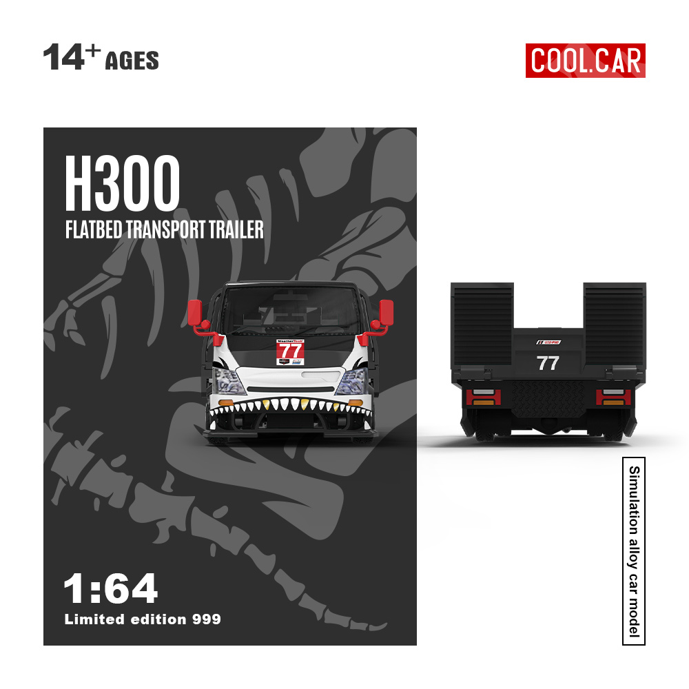 Car Accessories Company - *Pre-sale*Cool Car 1:64 H300 Flatbed Transport