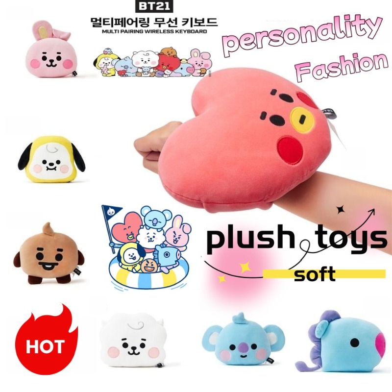 Car Accessories Cute - BT21 Face-Shaped Pillow Cute Fashion Cartoon