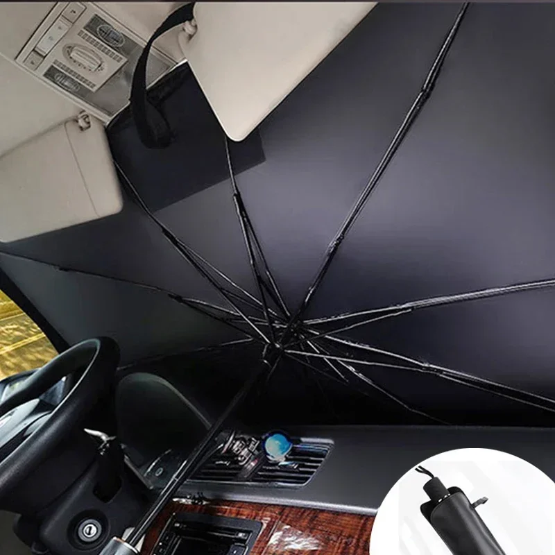 Automatic Car Sunshade - Universal Foldable Car Windshield Sunshade Front
