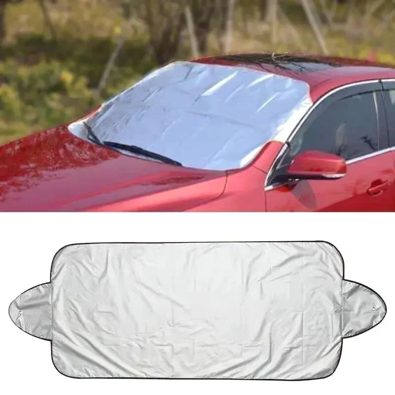 Car Accessories For Winter - 1Pc Car Windshield Protector Anti-falling Leaves