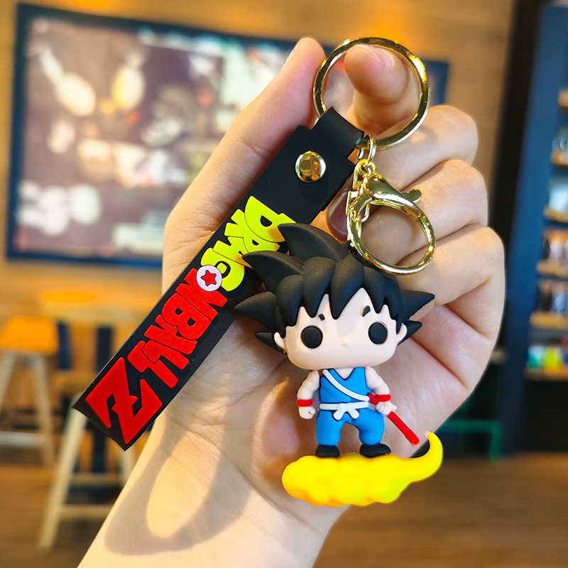 Car Accessories Cute - Ball Z Goku PVC Keychain 3D