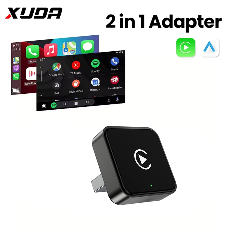 Car Accessories You Need - New 2in1 Wired to Wireless CarPlay