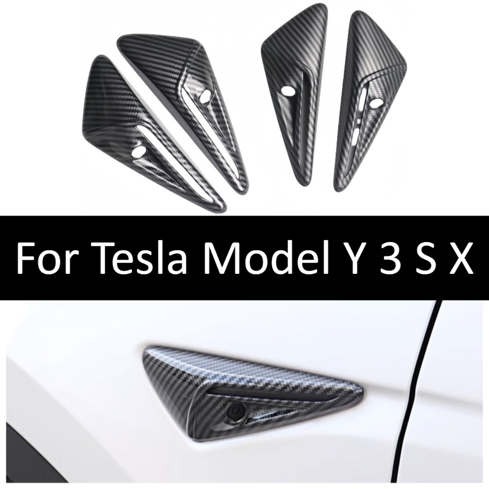 Car Accessories You Need - Carbon Fiber Cameras Covers Trim For