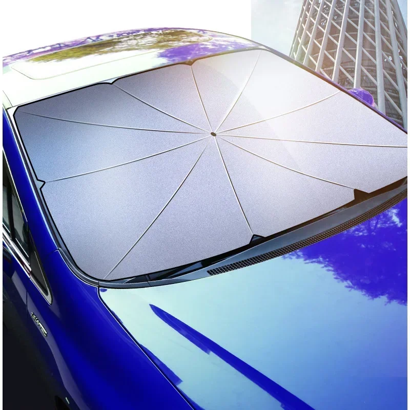 Automatic Car Sunshade - Universal Foldable Car Windshield Sunshade Front