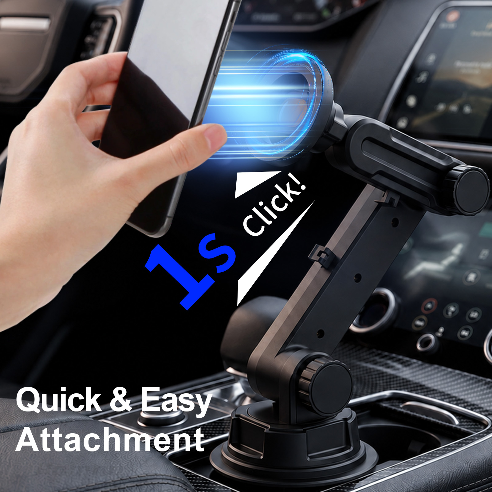 Adjustable Height Magnetic Car - огляд і ціна Car Cup Holder Expander
