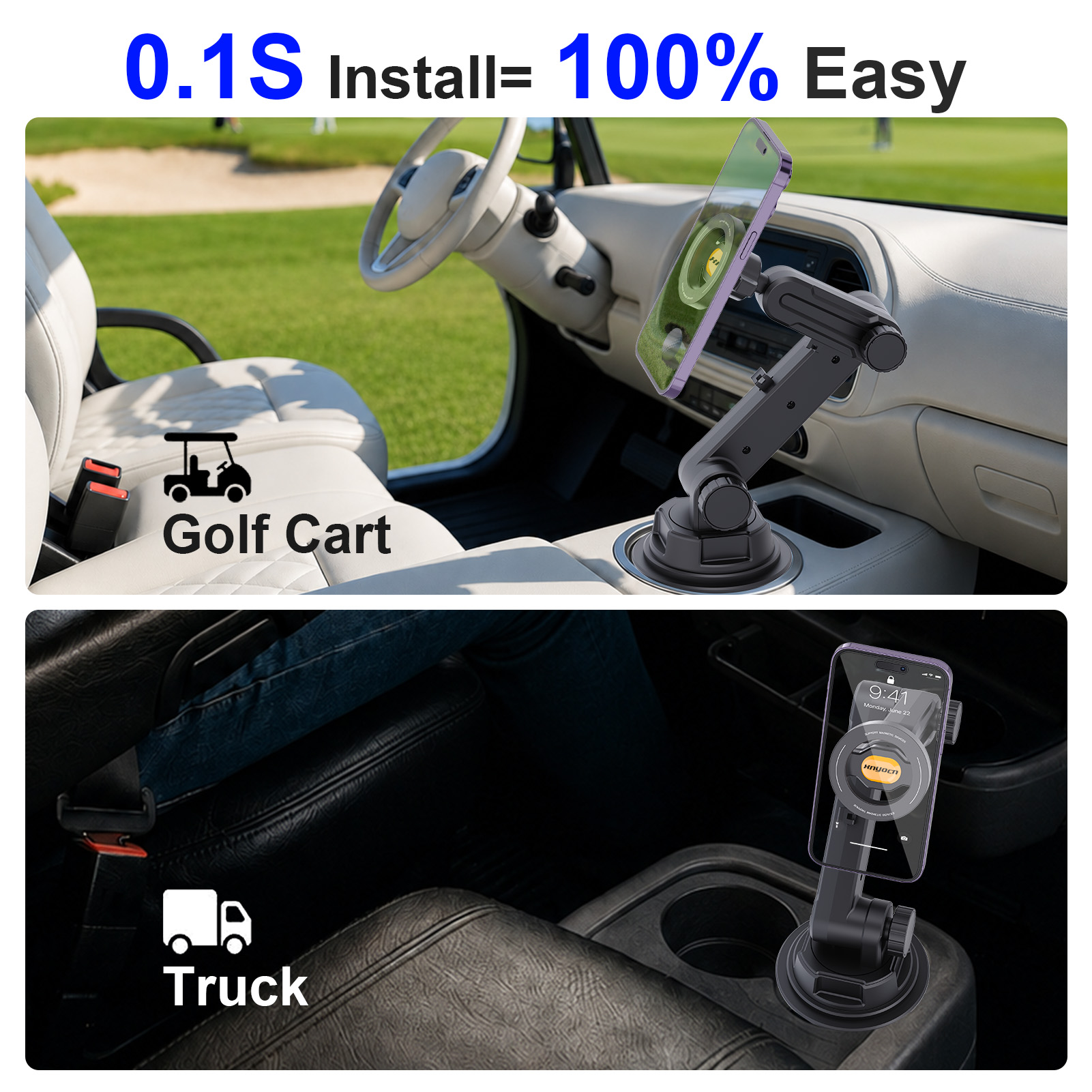 Adjustable Height Magnetic Car - огляд і ціна Car Cup Holder Expander