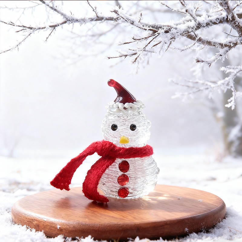 Handcrafted Glass Christmas Tr - огляд і ціна Car Accessories Xmas Gifts