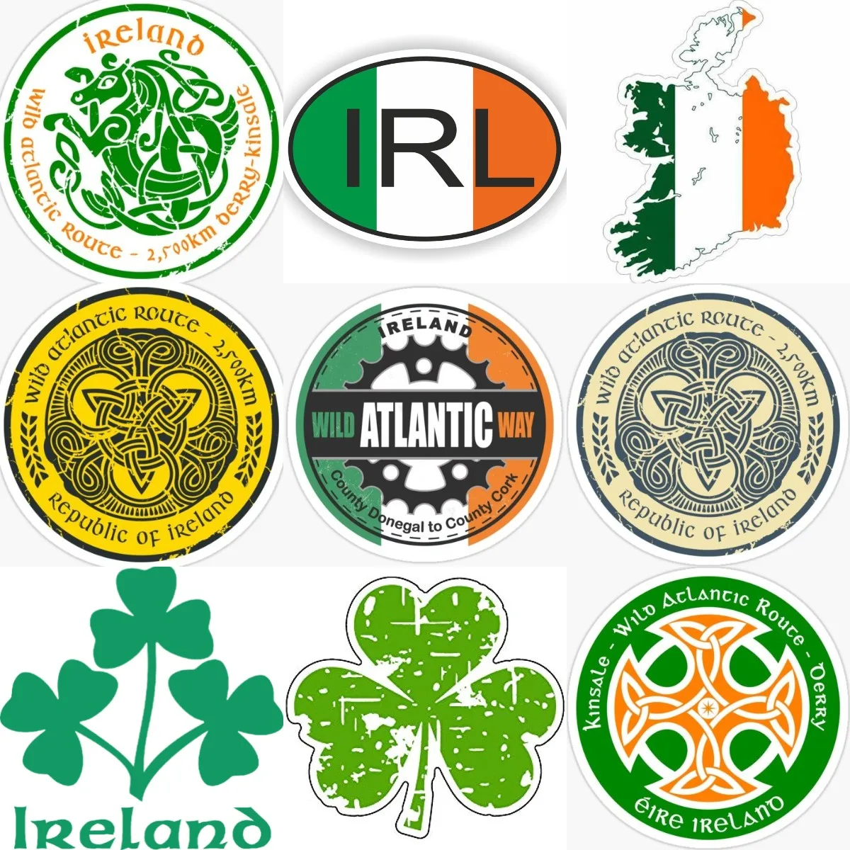 Creative Ireland Flag Luck Clo - огляд і ціна Car Accessories Ireland