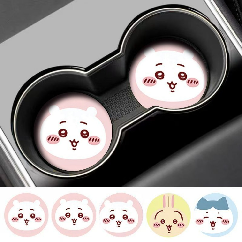 2pcs Chiikawa Car Anti Slip Cu - огляд і ціна Car Accessories Cute