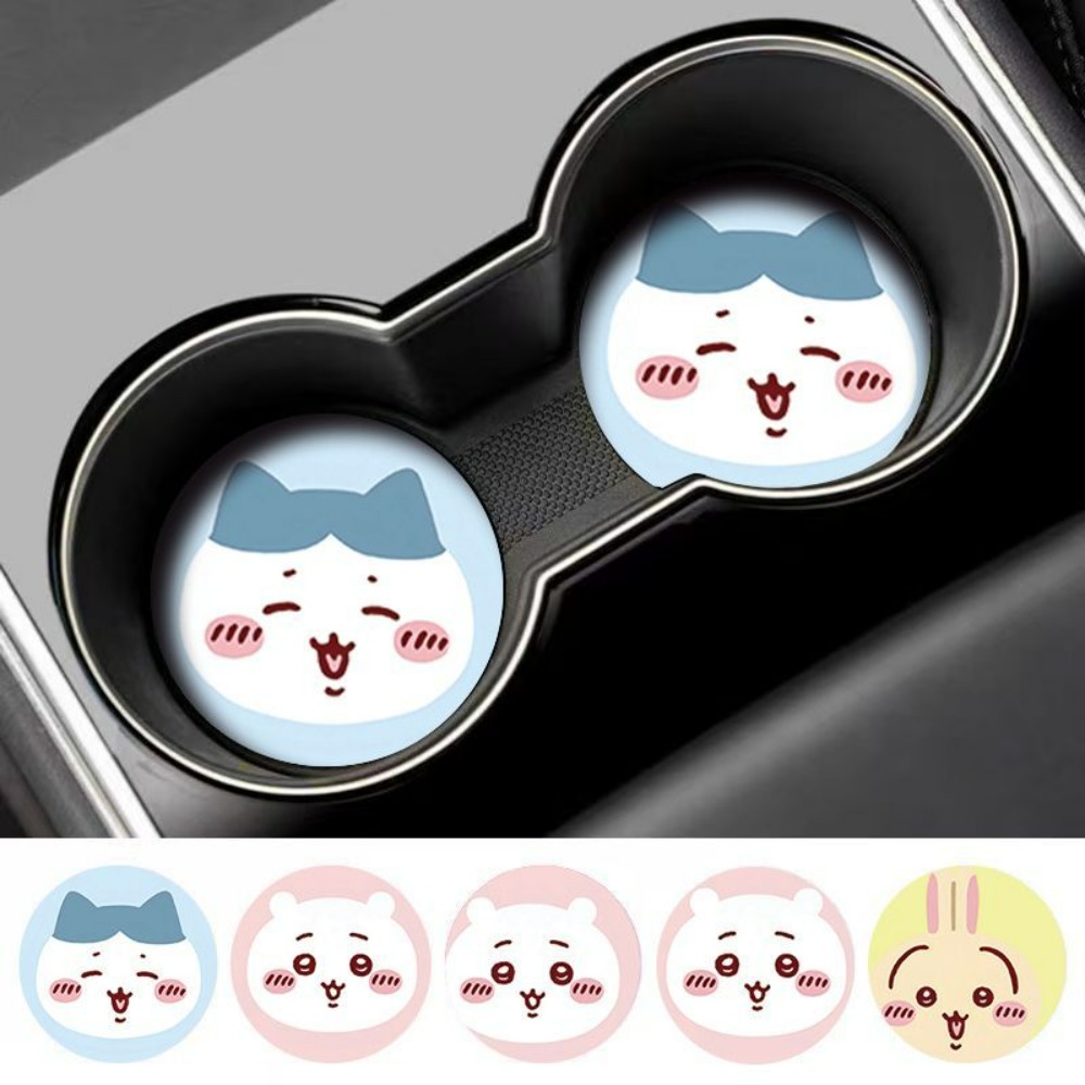 2pcs Chiikawa Car Anti Slip Cu - огляд і ціна Car Accessories Cute