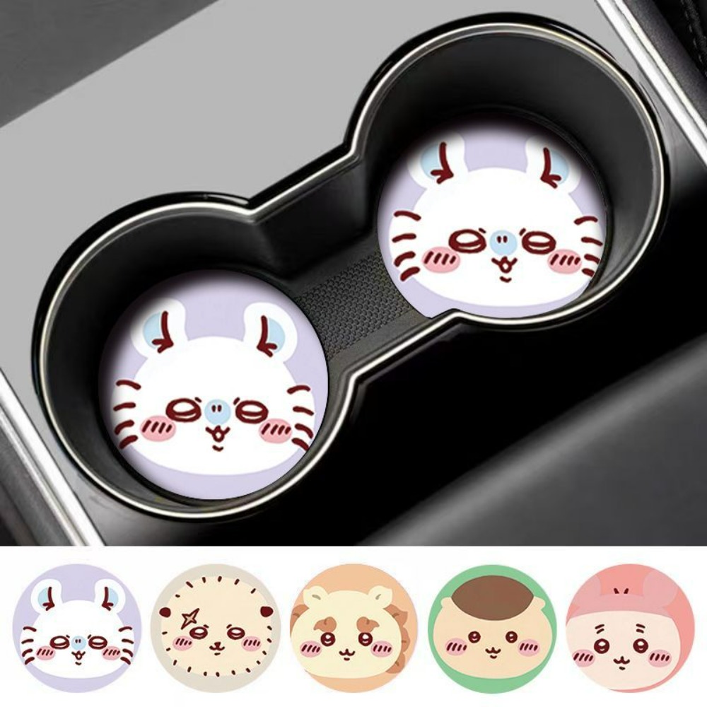 2pcs Chiikawa Car Anti Slip Cu - огляд і ціна Car Accessories Cute