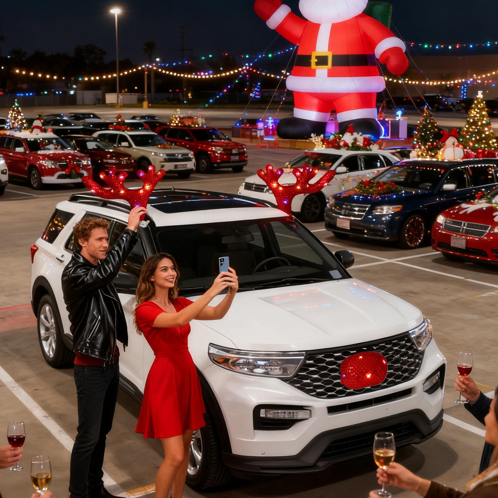 Car Christmas Decorations Cute - огляд і ціна Car Accessories For Winter