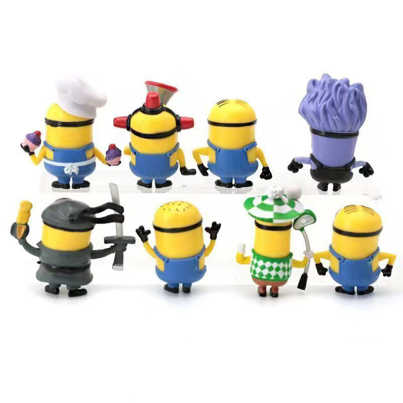 8 Pcs/1set 52TOYS Minions Cart - огляд і ціна Car Accessories Xmas