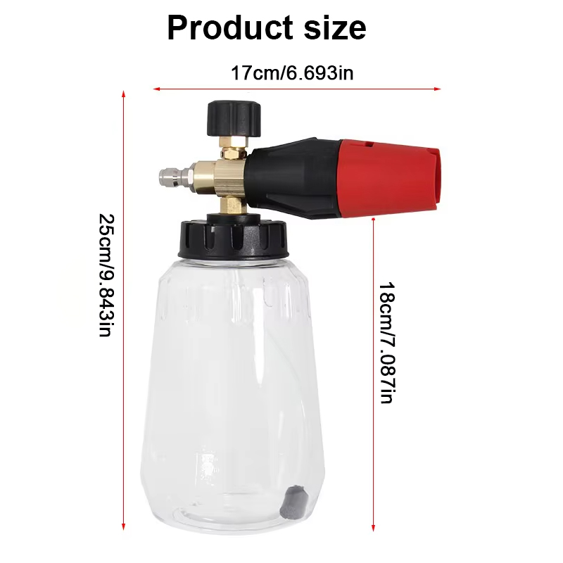 High Pressure PA Foam Cannon A - огляд і ціна Car Accessories For Winter