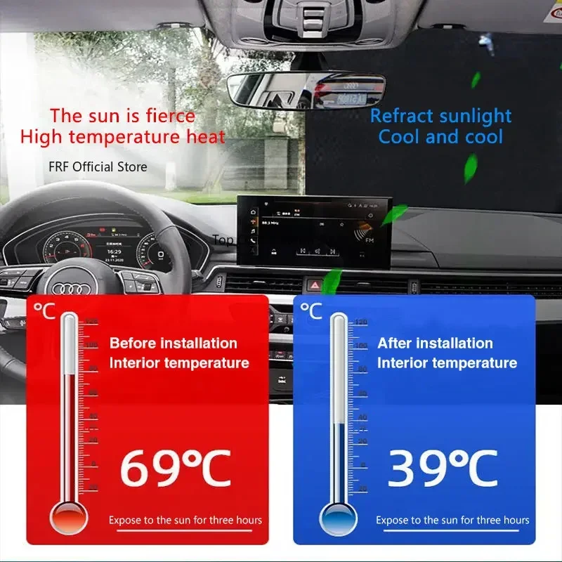 Full Coverage Sunshade For Nis - огляд і ціна Car Accessories Xmas