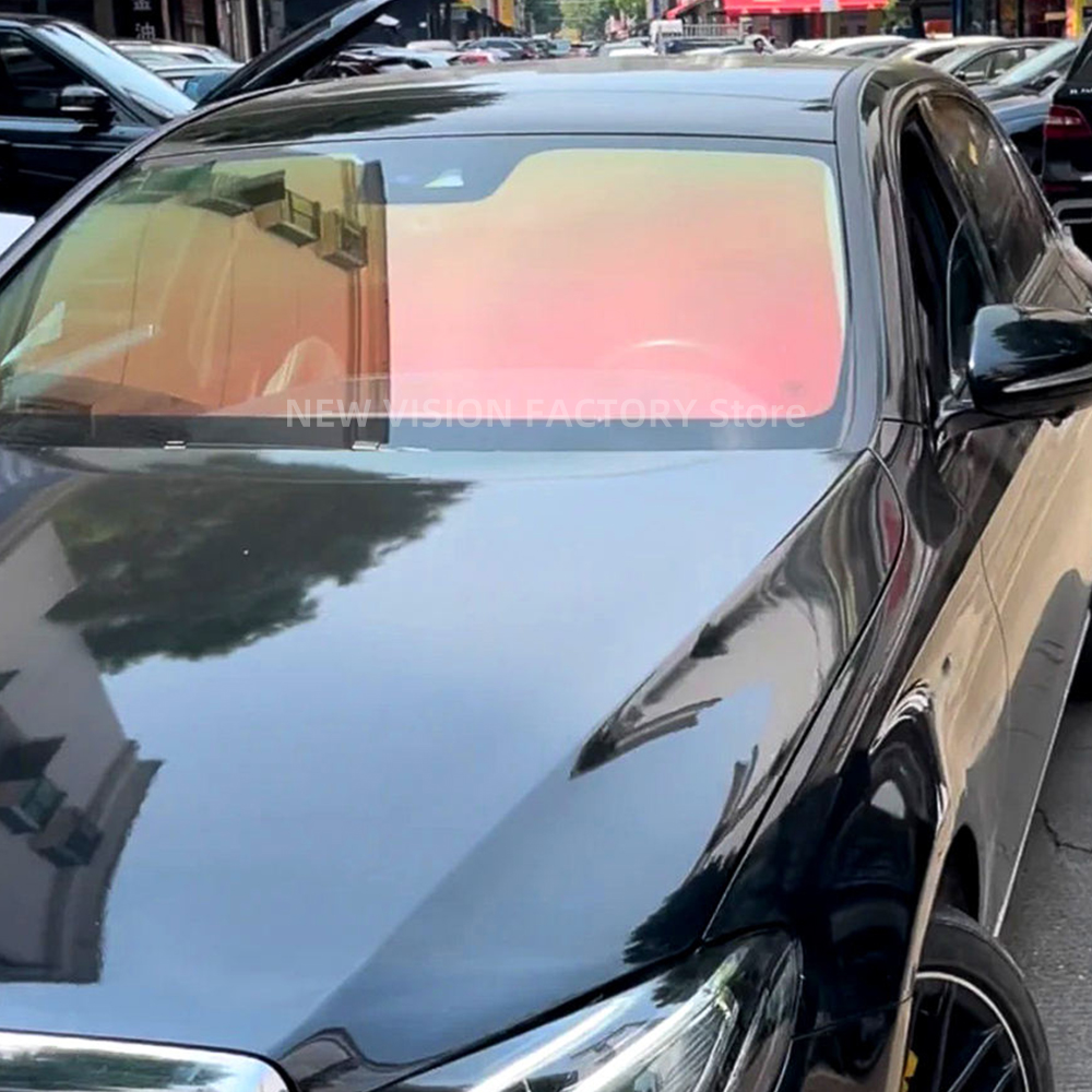 1mX4m 70%VLT Aurora Red Green  - огляд і ціна Tinted Window Film