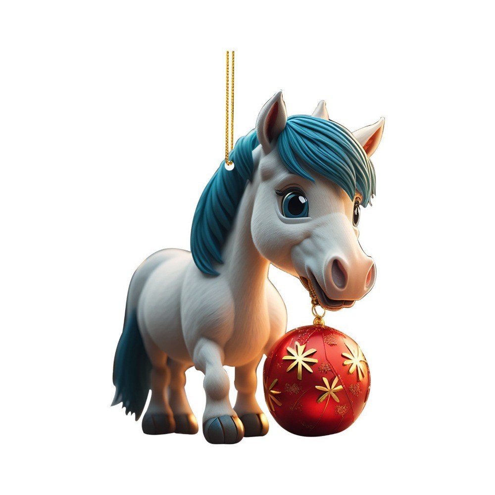 2D Flat Christmas Hanging Pend - огляд і ціна Car Accessories Xmas Gifts