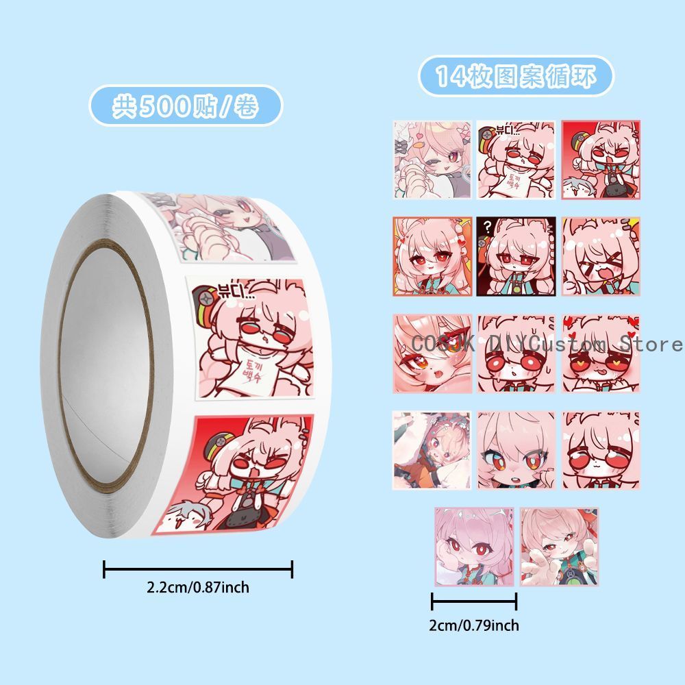 500Pc/Roll Anime Zenless Zone  - огляд і ціна Car Accessories Zone