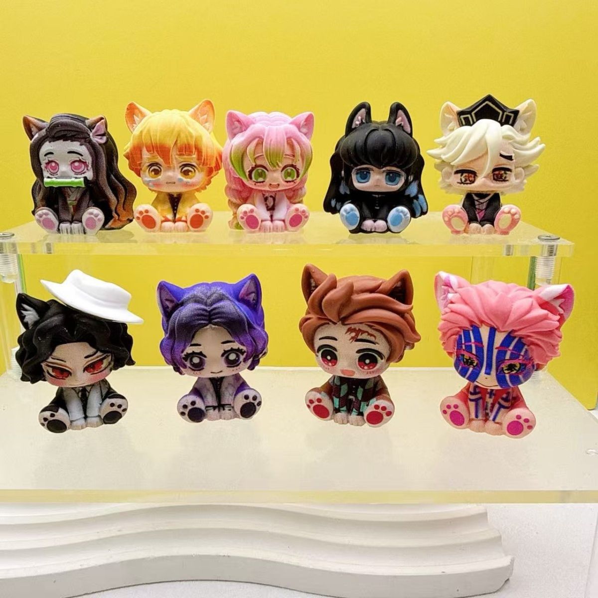 Demon Slayer Cute Chibi Figuri - огляд і ціна Car Accessories Cute