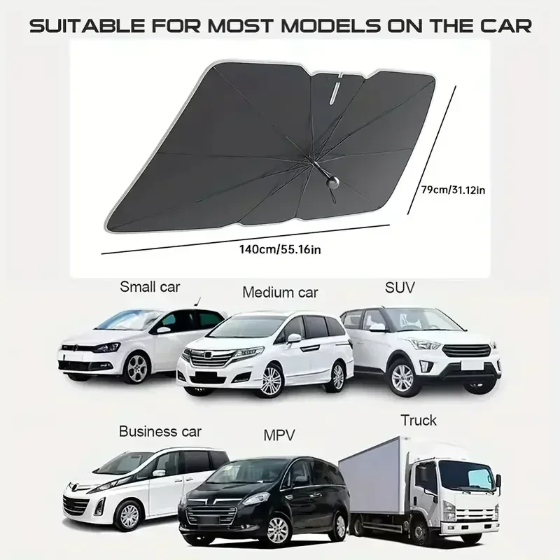 Universal Foldable Car Windshi - огляд і ціна Automatic Car Sunshade
