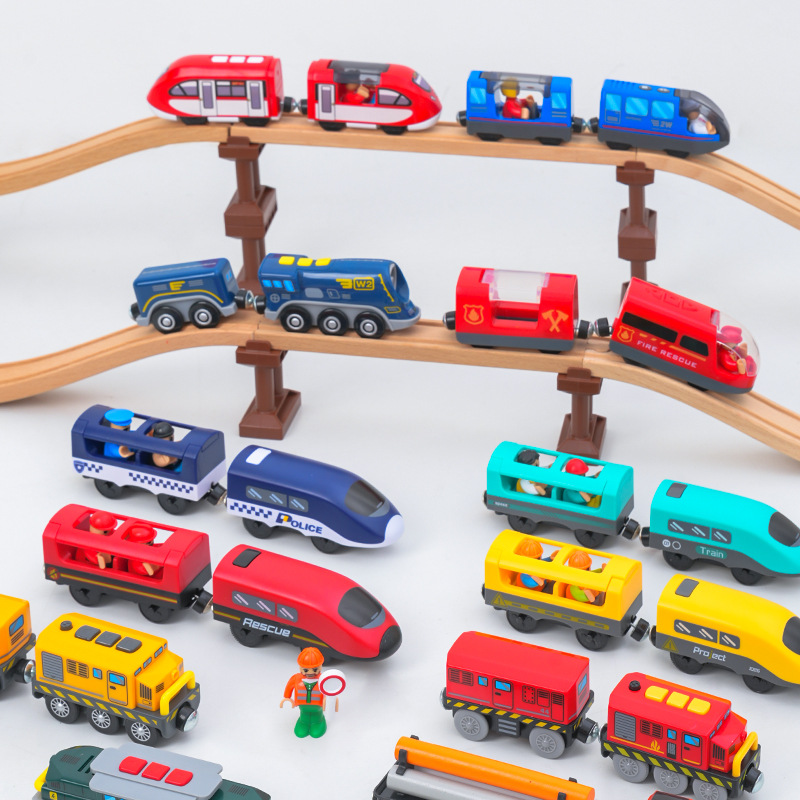 Wooden Railway Train Locomotiv - огляд і ціна Car Accessories Xmas Gifts