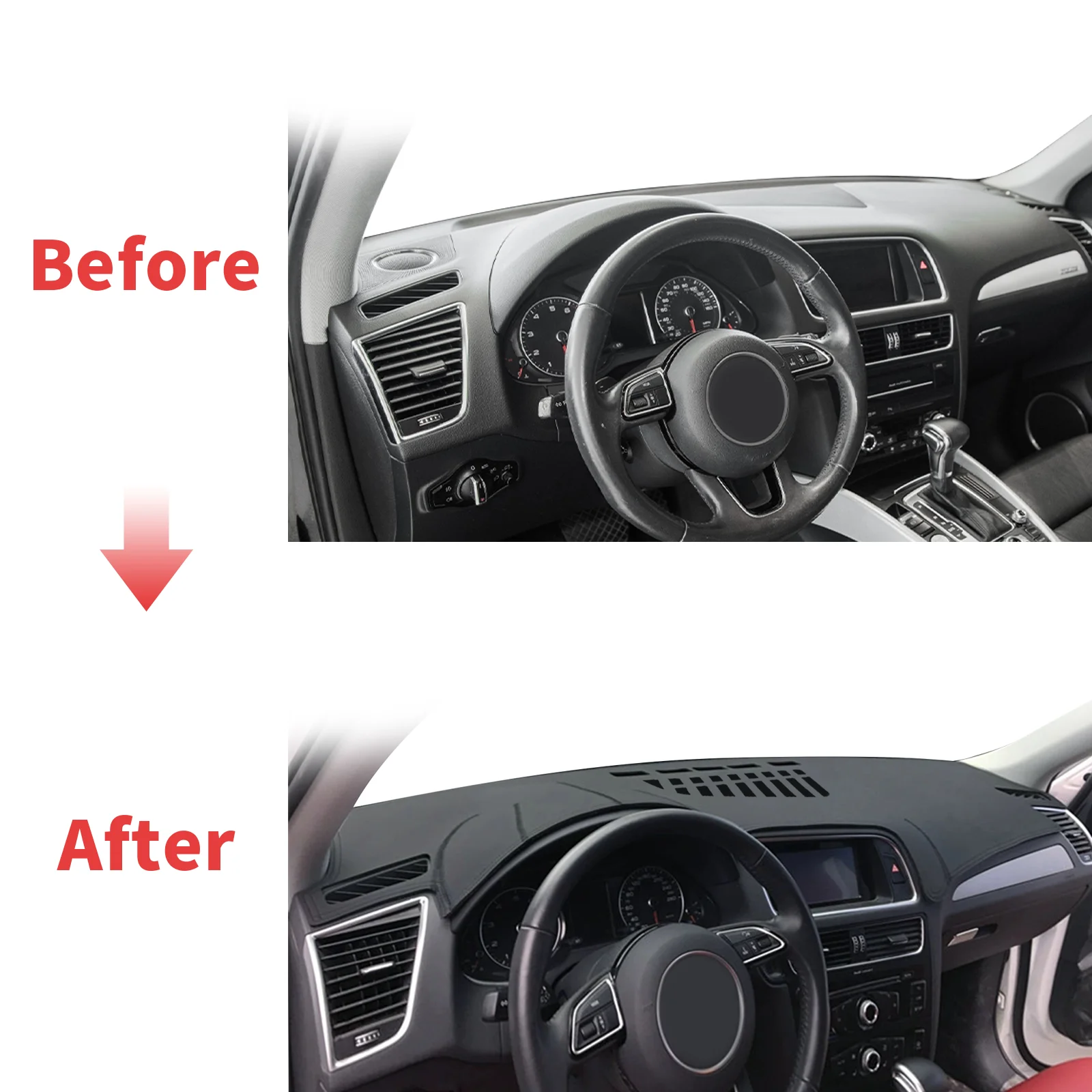 fit for Audi Q5 8R 2009 2010 2 - огляд і ціна Car Accessories Dashboard