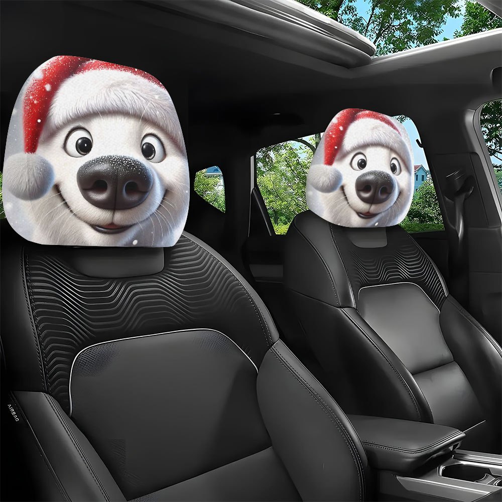 2pcs Christmas hats, cute pupp - огляд і ціна Car Accessories For Winter