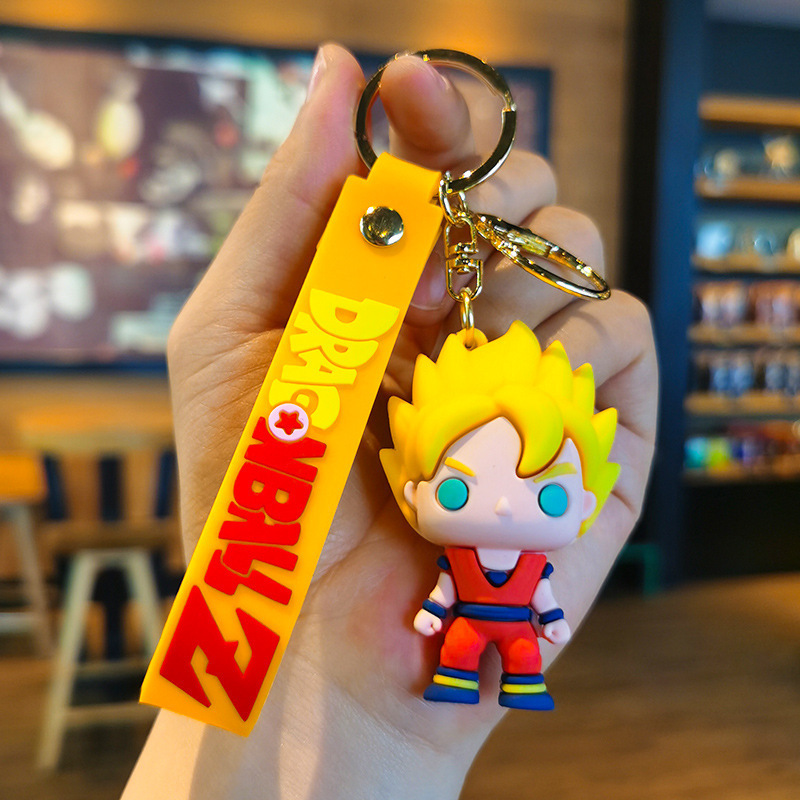Ball Z Goku PVC Keychain 3D Ca - огляд і ціна Car Accessories Cute