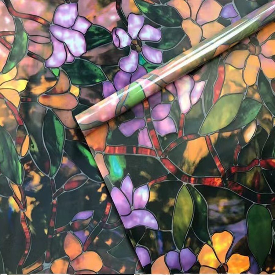 Flower Pattern Electrostatic W - огляд і ціна Tinted Window Film