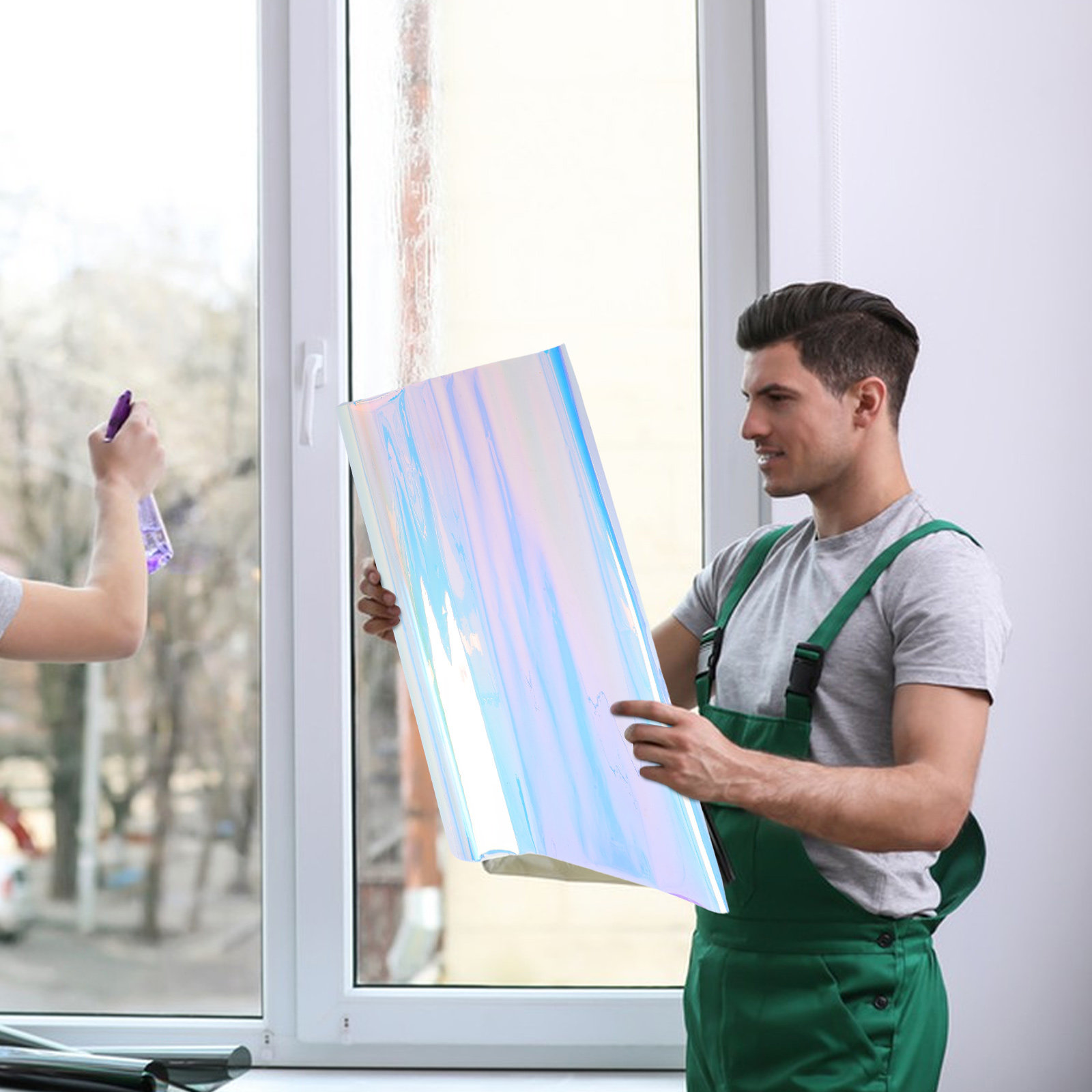 Clear Holographic Window Film  - огляд і ціна Tinted Window Film
