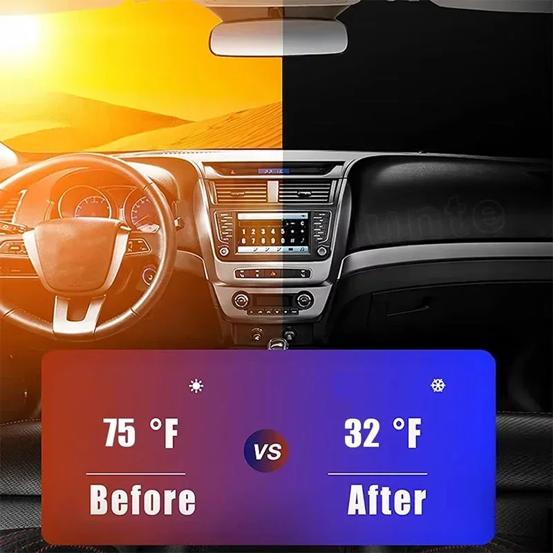 Car Windshield Sun Shade Cover - огляд і ціна Automatic Car Sunshade