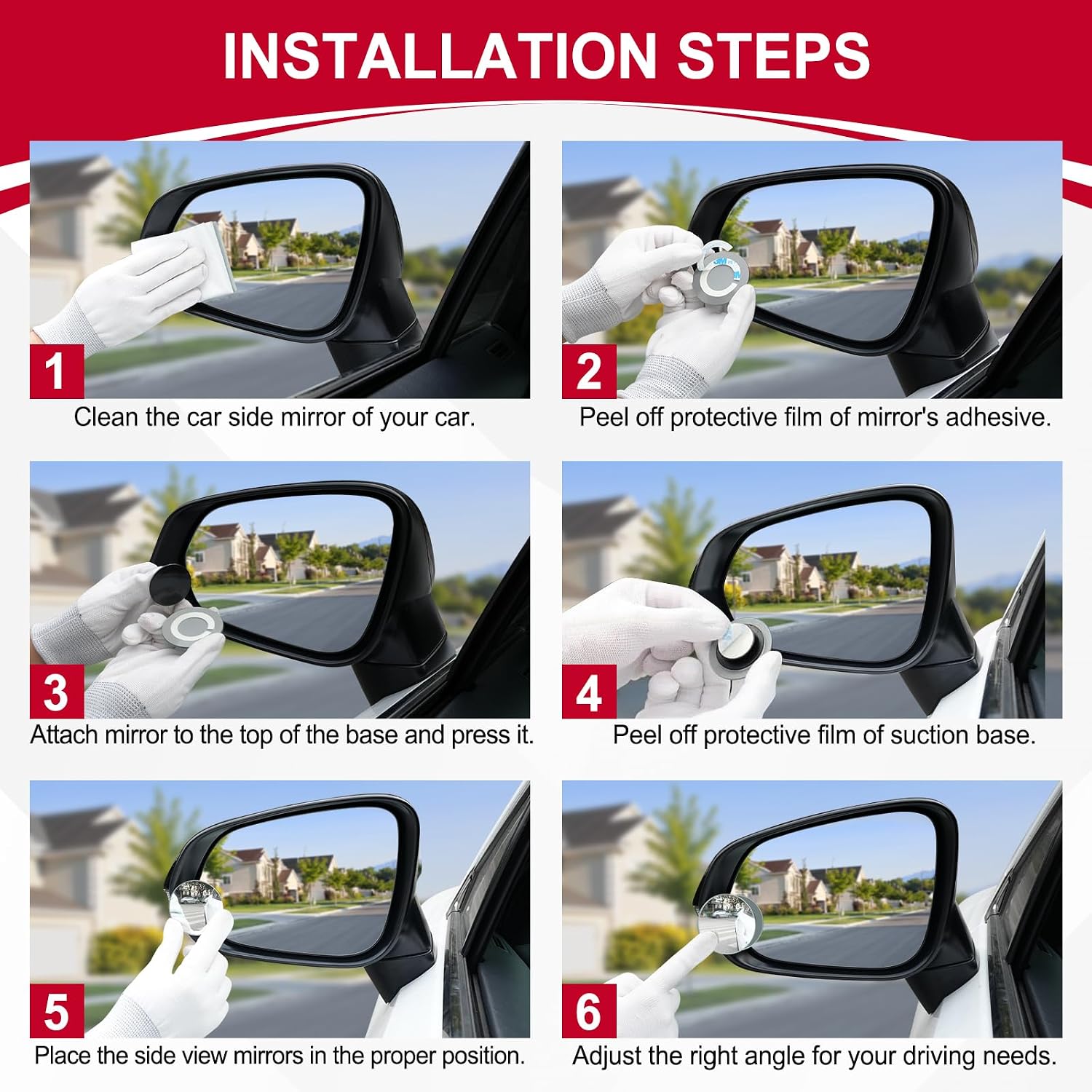 Blind Spot Mirror, Round HD Gl - огляд і ціна Car Accessories You Need