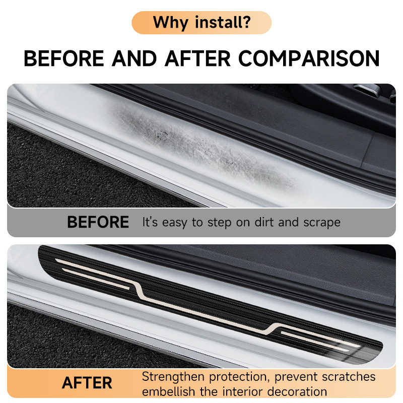 Stainless Steel Car Door Sill  - огляд і ціна Car Accessories You Need