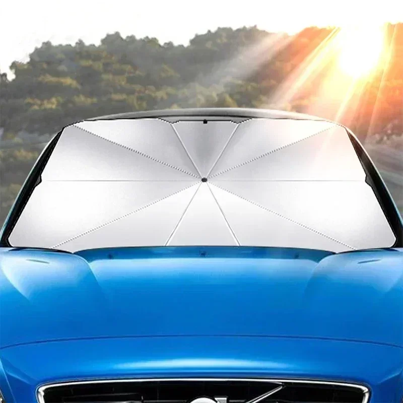 1PCS Car Windshield Sun Shade  - огляд і ціна Automatic Car Sunshade