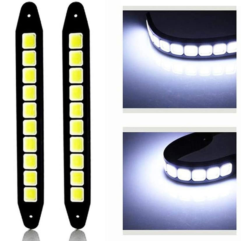 1/2pcs DRL COB Car LED Daytime - огляд і ціна Car Accessories You Need