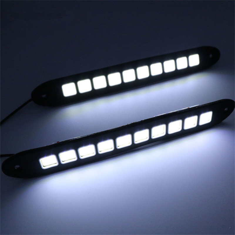 1/2pcs DRL COB Car LED Daytime - огляд і ціна Car Accessories You Need
