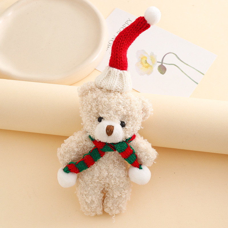 Cute Christmas-themed Bear Key - огляд і ціна Car Accessories Xmas Gifts