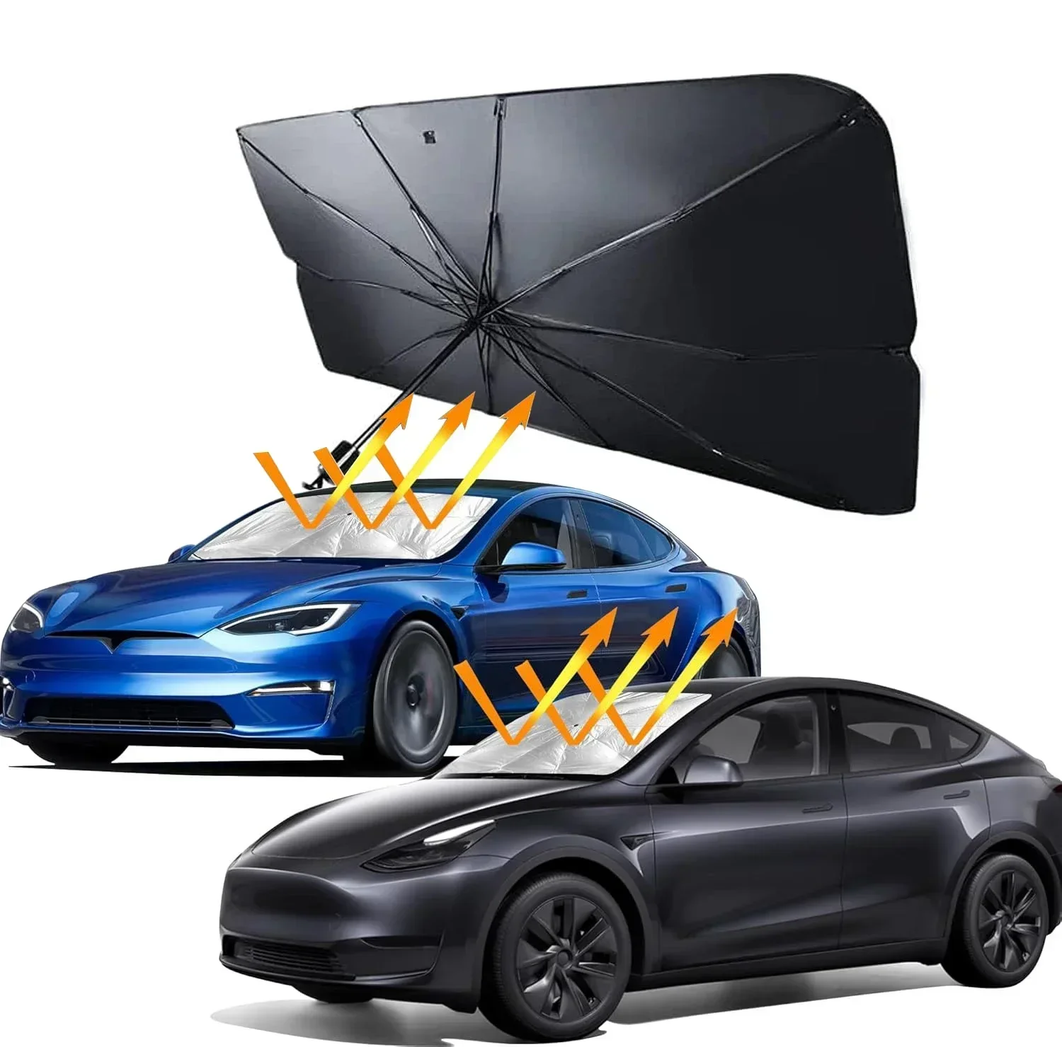 Car Windshield Sunshade Foldab - огляд і ціна Automatic Car Sunshade