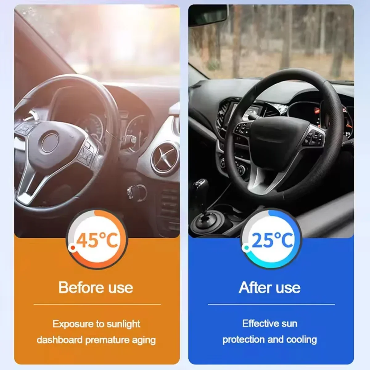 Car Windshield Sun Shade Cover - огляд і ціна Automatic Car Sunshade