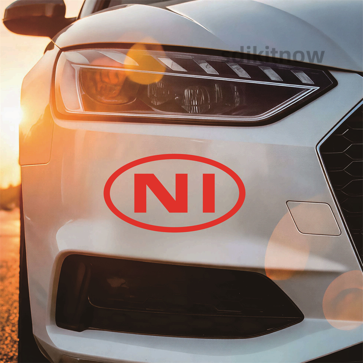Oval Northern Ireland NI Lette - огляд і ціна Car Accessories Ireland