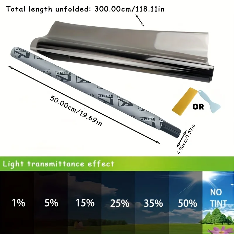 3Mx50CM VLT Black Car & Home W - огляд і ціна Tinted Window Film