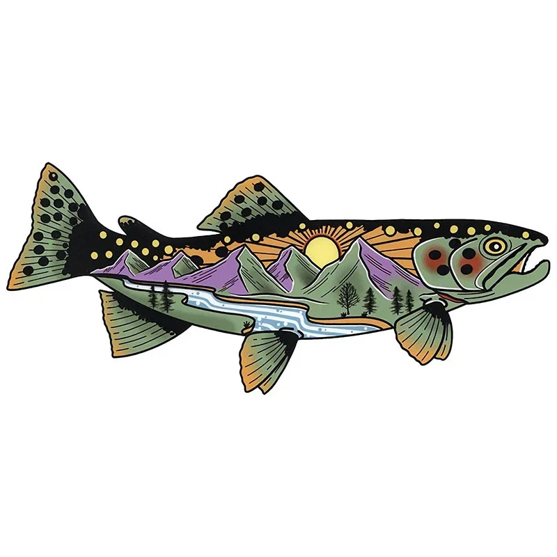 Car Stickers Wild Brown Trout  - огляд і ціна Car Accessories You Need