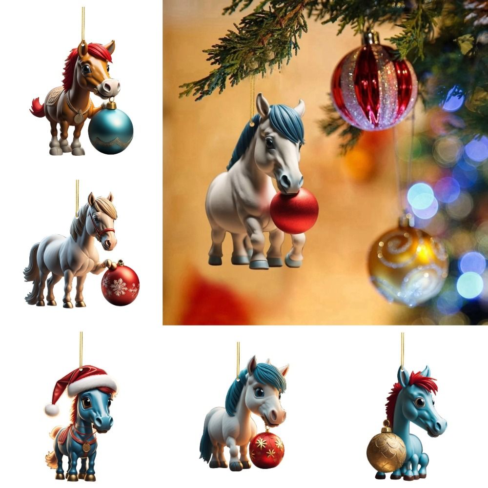 2D Flat Christmas Hanging Pend - огляд і ціна Car Accessories Xmas Gifts
