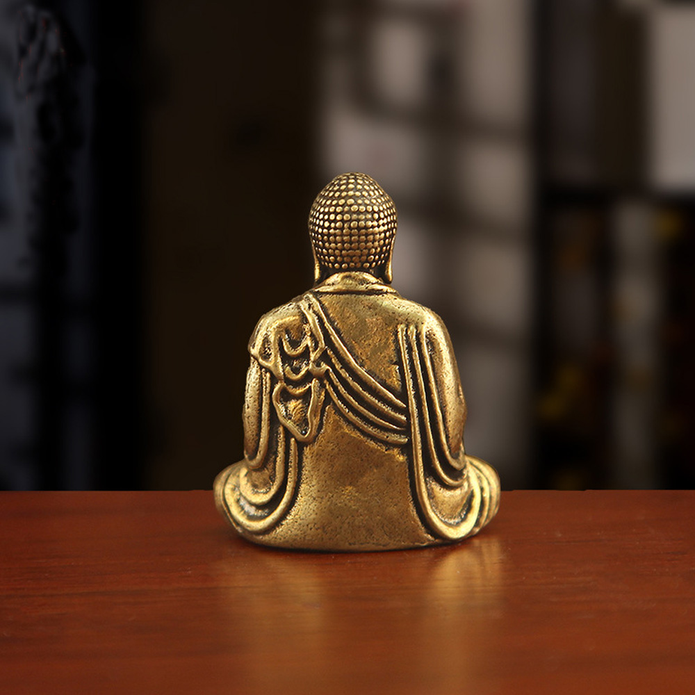 Mini Brass Tathagata Buddha St - огляд і ціна Car Accessories Xmas