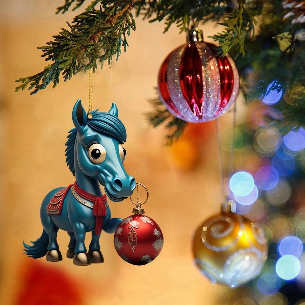 2D Flat Christmas Hanging Pend - огляд і ціна Car Accessories Xmas Gifts