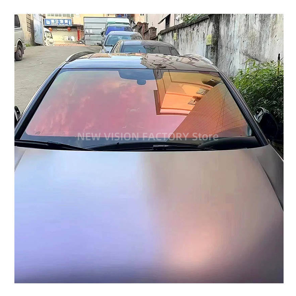 1mX3m 70%VLT Aurora Red Green  - огляд і ціна Tinted Window Film